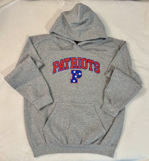 Grey Patriots Hoodie